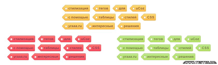 Стильные Теги для Uc...